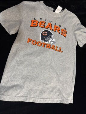 Chicago Bears Kids Gray Graphic Football Tee